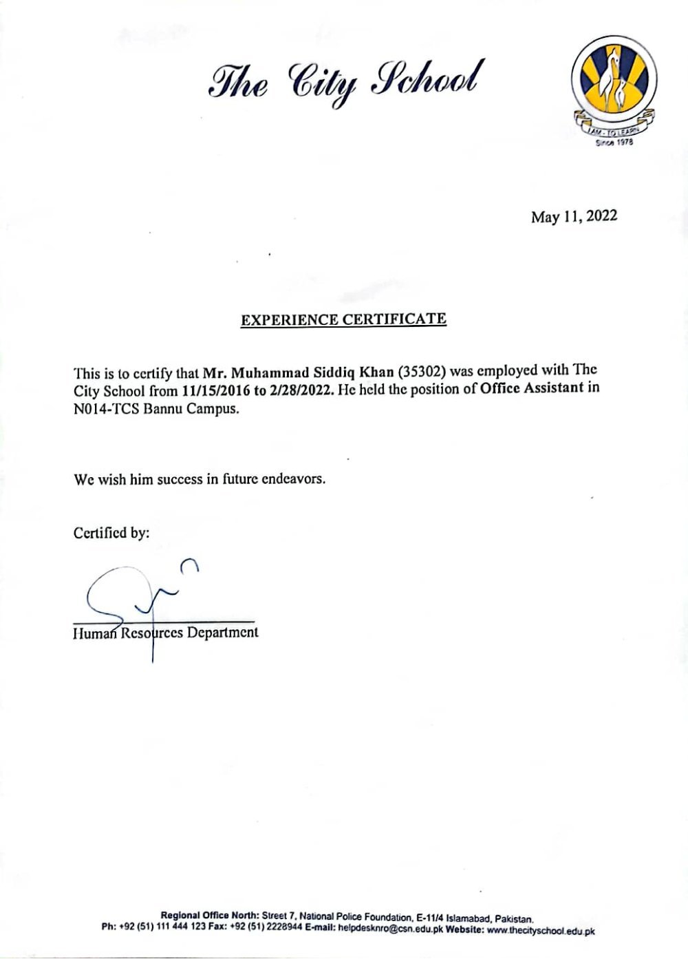 IT Certificate - TCS-experience.jpeg